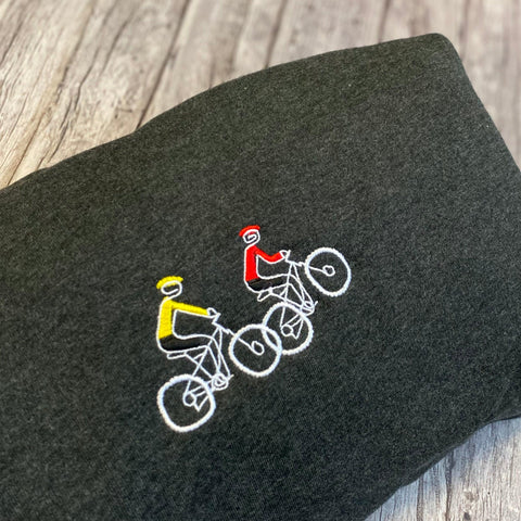 Mountain Bike Tour Embroidered Sweatshirt - Spoke & Solace