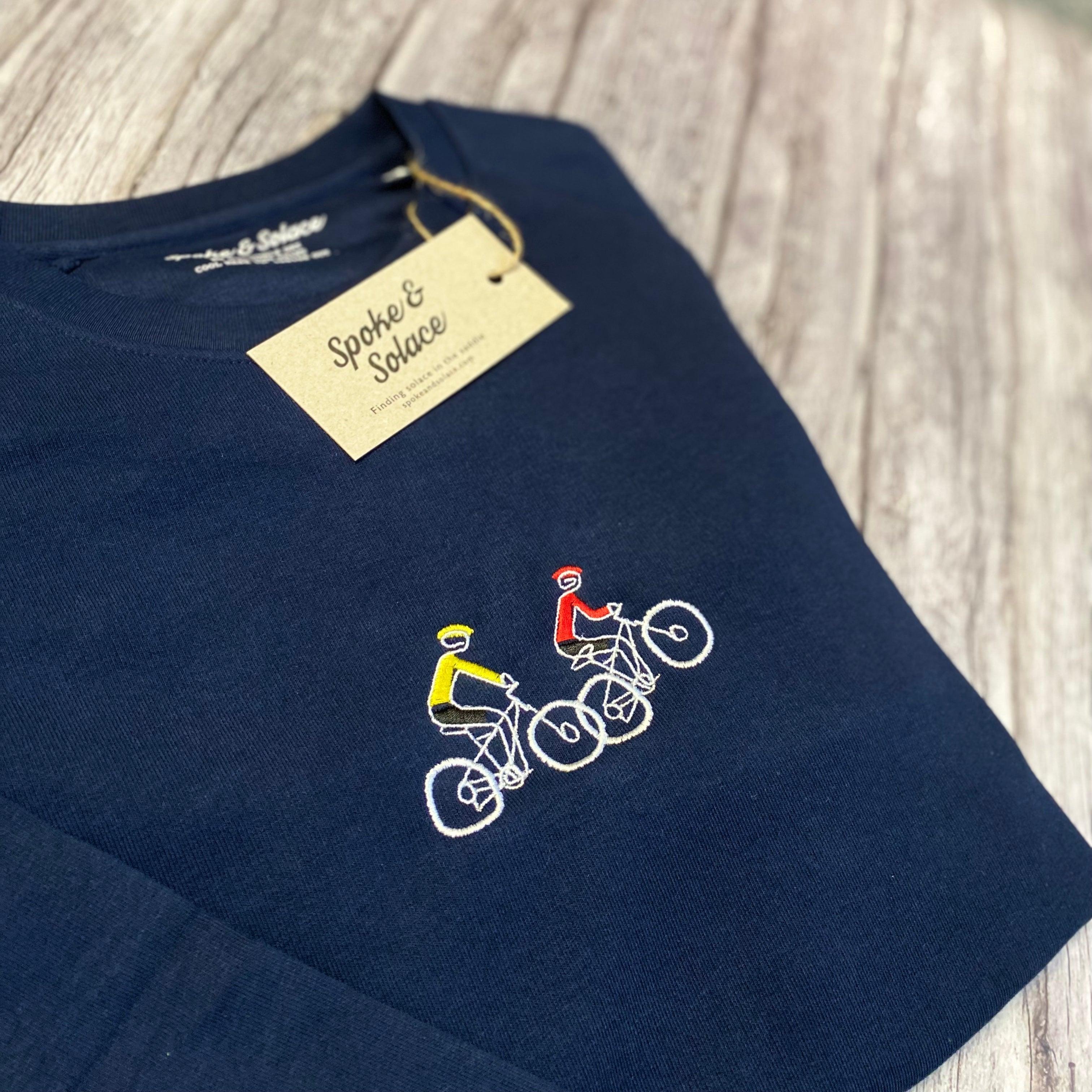Mountain Bike Tour Embroidered Sweatshirt - Spoke & Solace