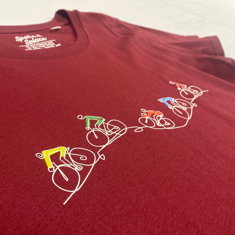 Out Riding T-Shirt - Spoke & Solace