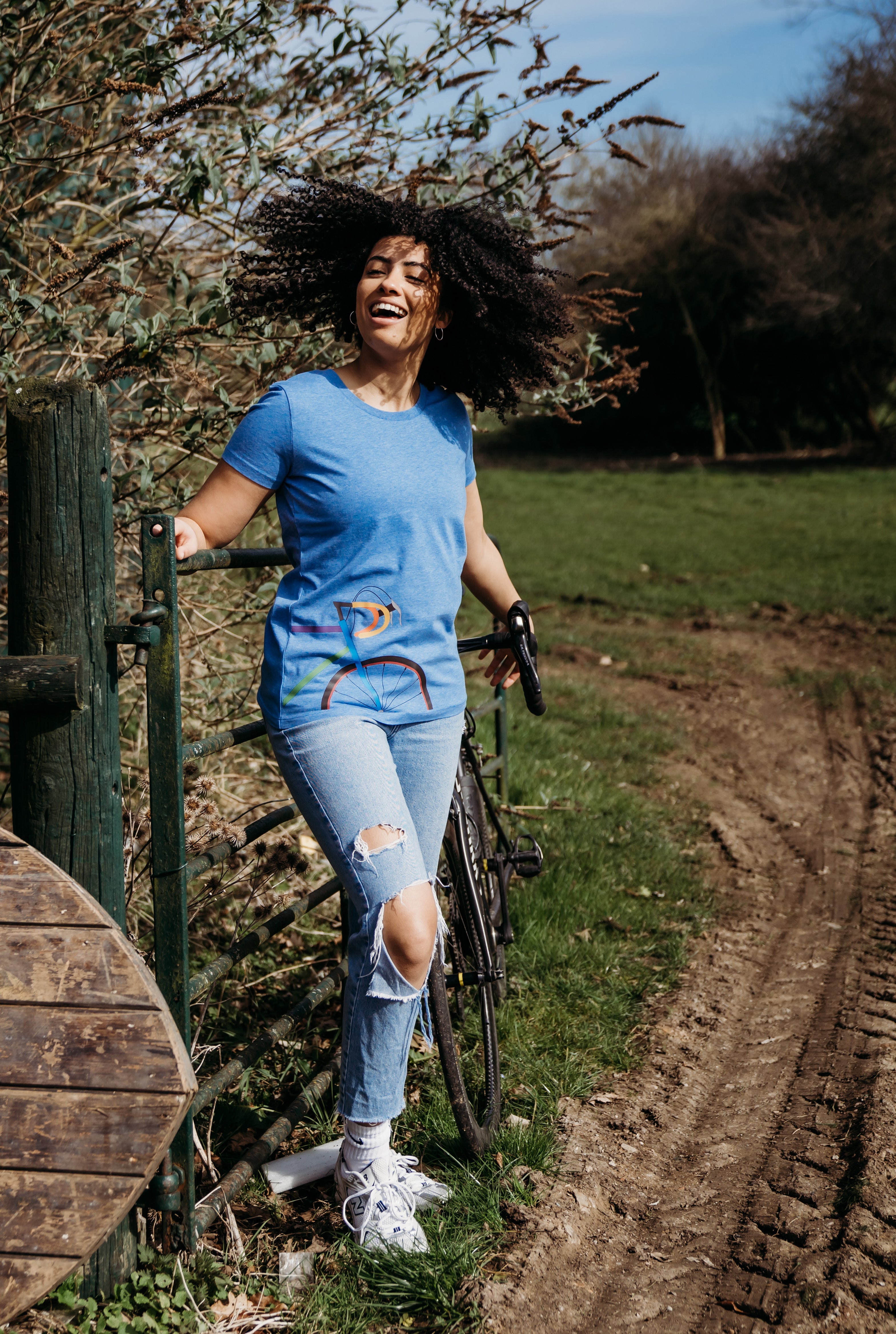 Women's PS Bike Tee - Spoke & Solace