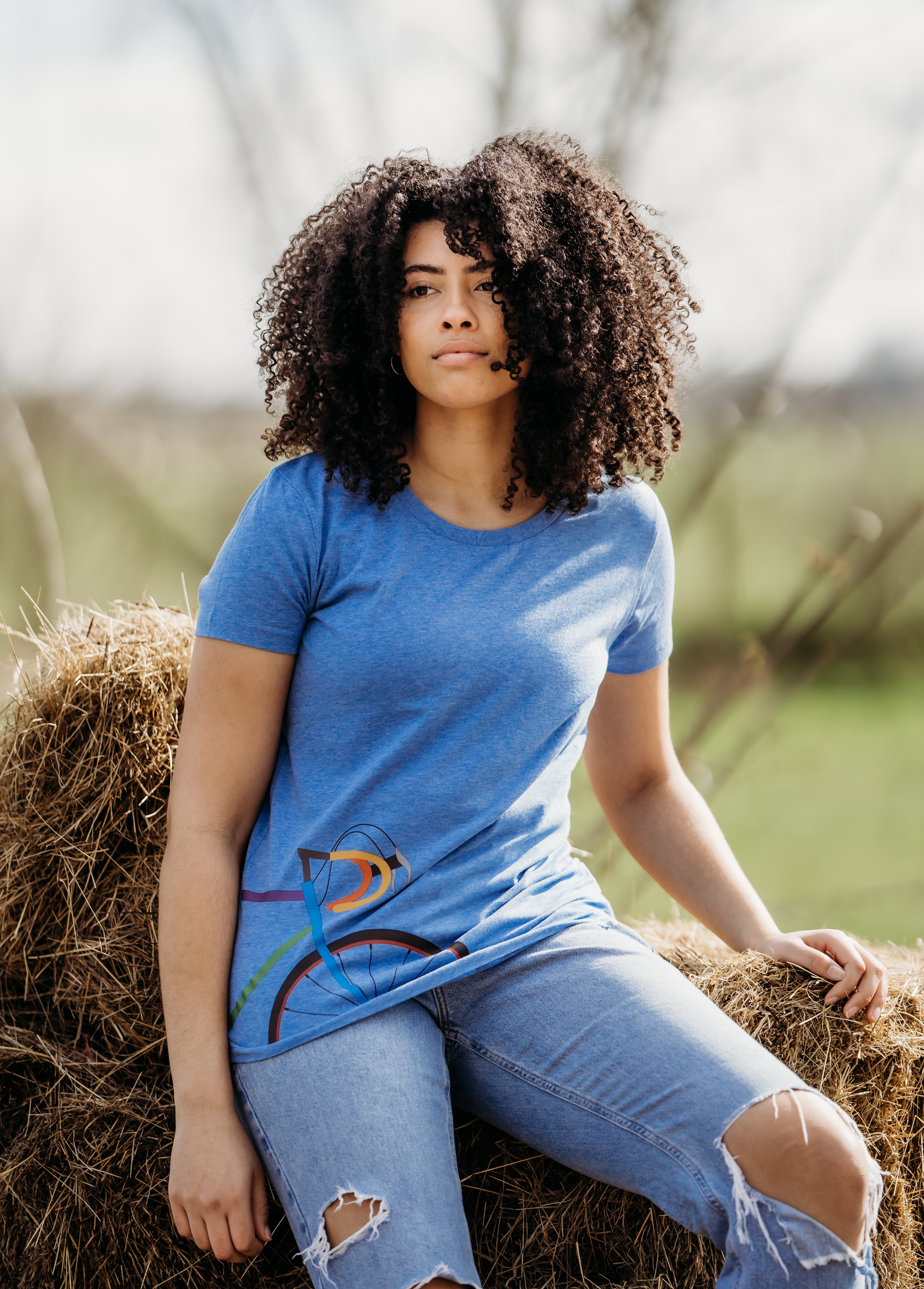 Women's PS Bike Tee - Spoke & Solace