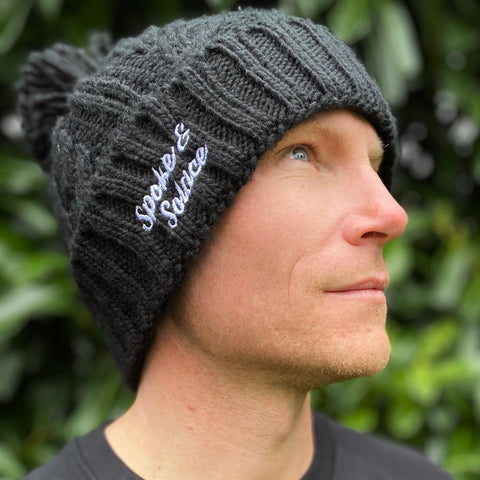 Cable Knit Melange Beanie - Spoke and Solace - Spoke & Solace