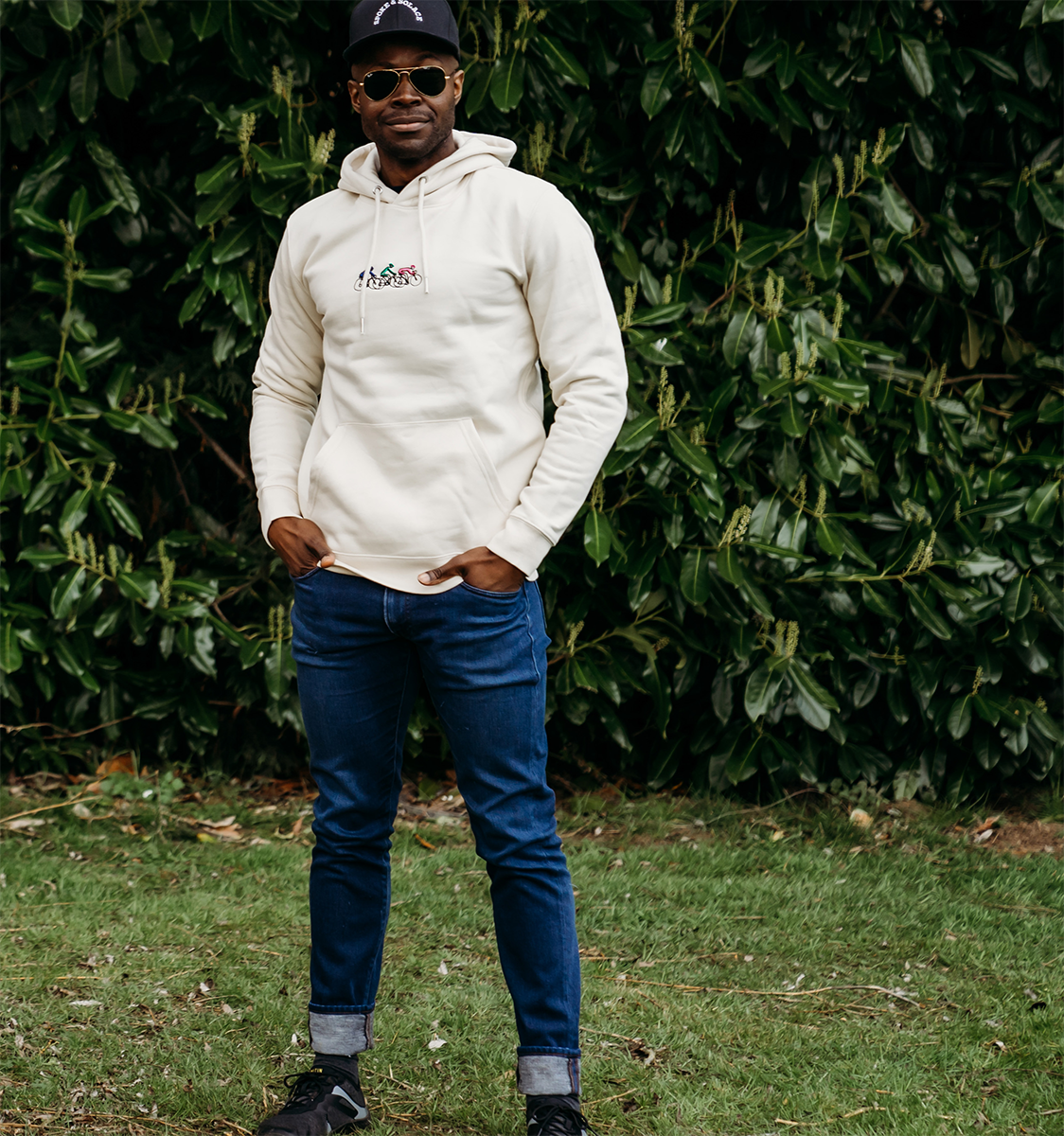 Bike Tour Embroidered Hoodie - Spoke & Solace