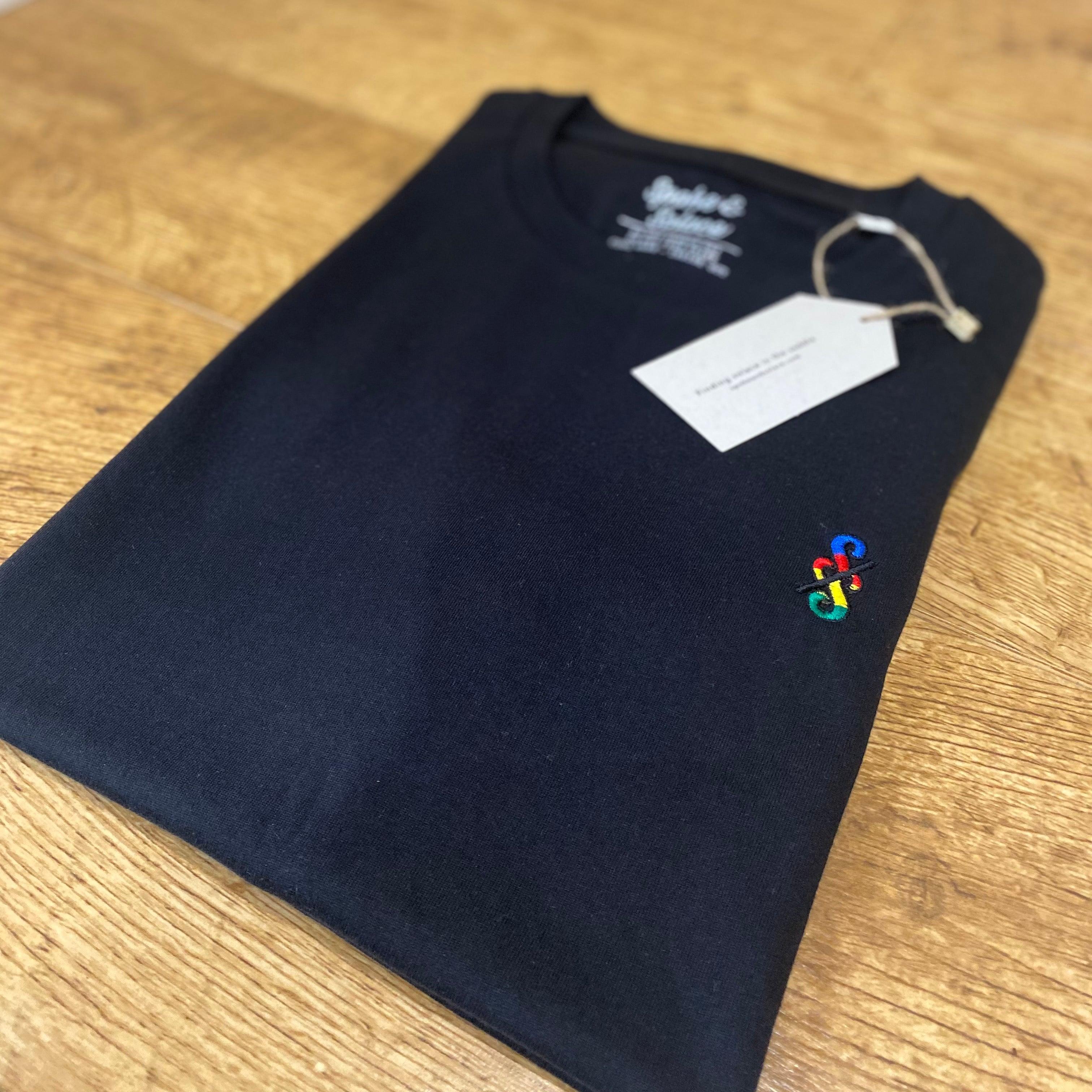 Spoke & Solace Embroidered UCI T-Shirt - Spoke & Solace