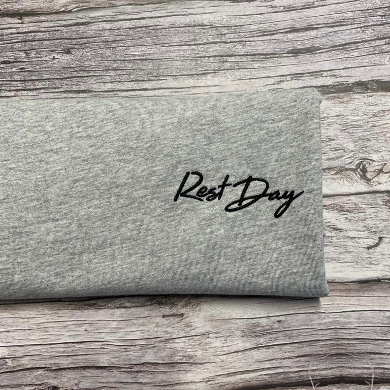 Women's Rest Day T-Shirt - Left chest embroidery - Spoke & Solace