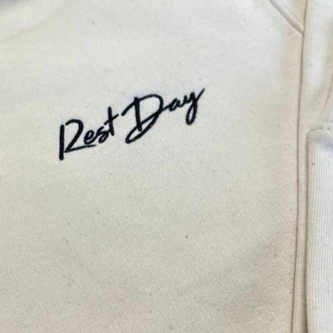 Rest Day Sweatshirt - Left chest embroidery - Spoke & Solace