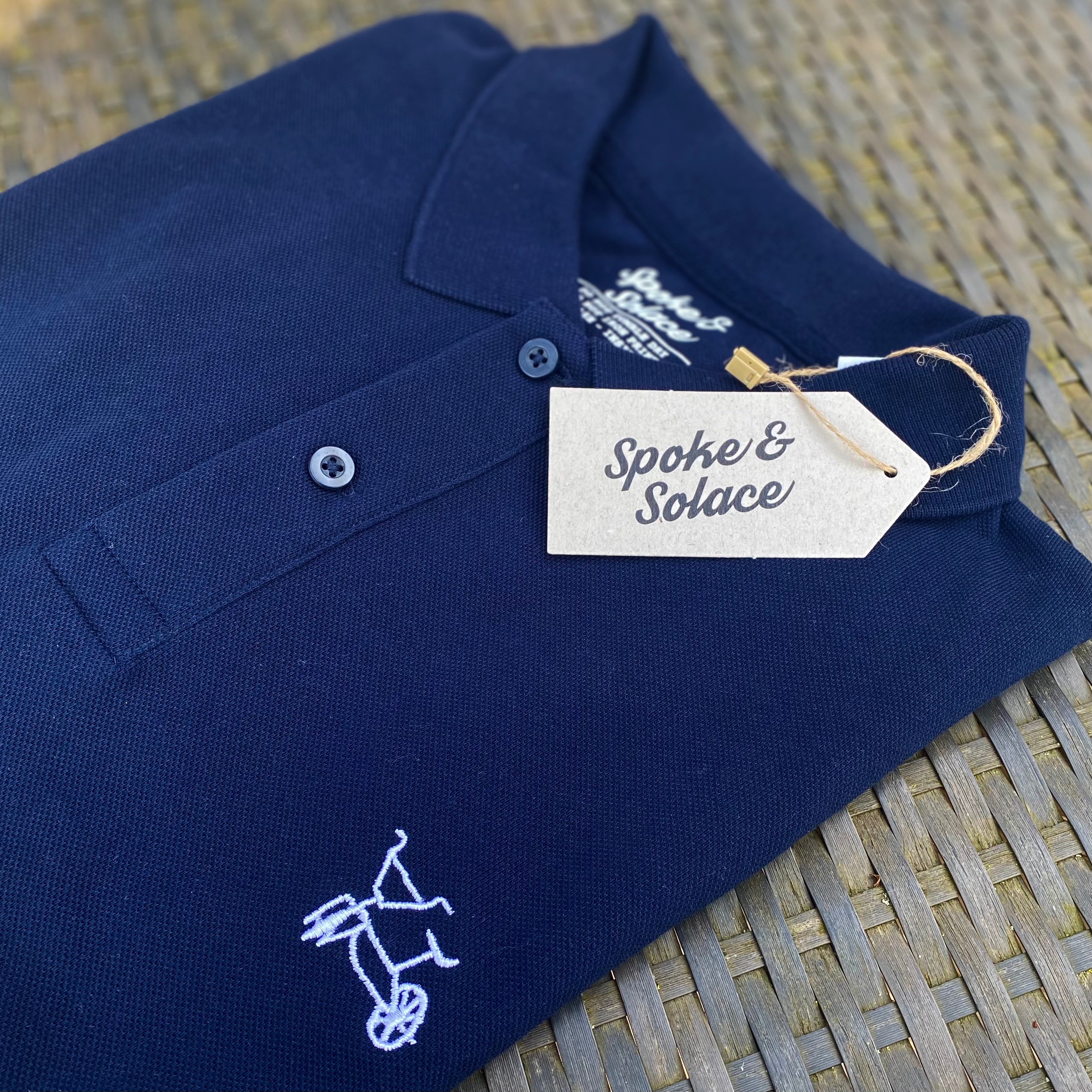 BMX, designed by Maxi (Age 7) Polo Shirt - Spoke & Solace