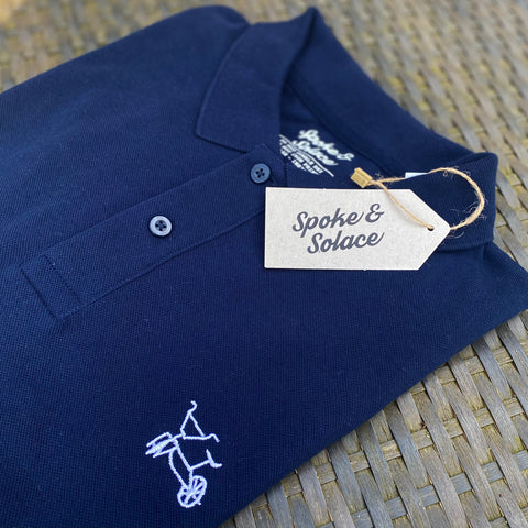 BMX, designed by Maxi (Age 7) Polo Shirt - Spoke & Solace