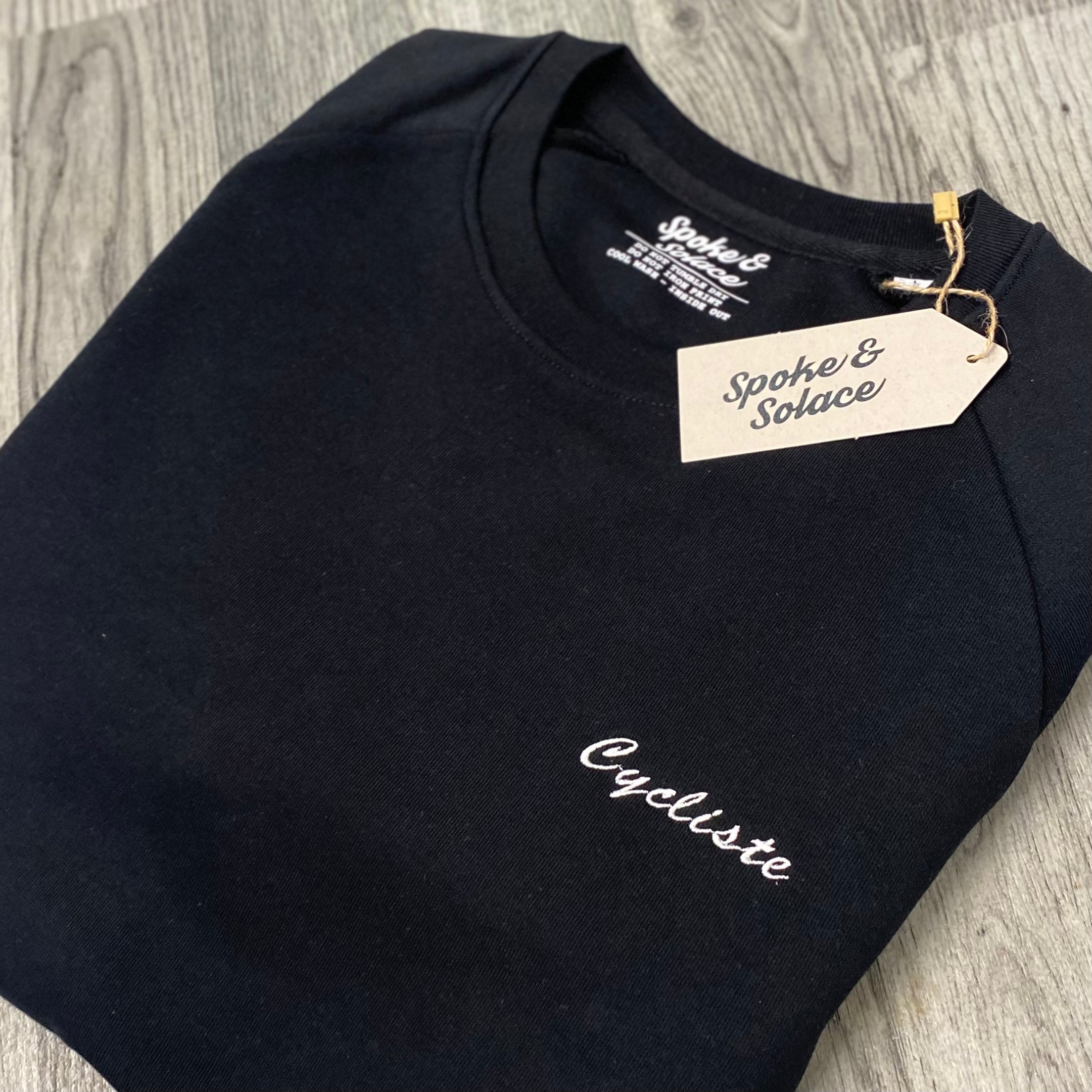 Cycliste Embroidered Sweatshirt - Spoke & Solace