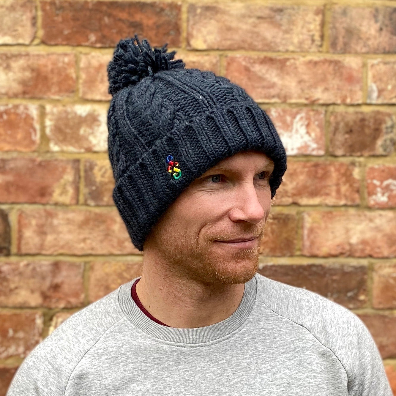 Cable Knit Melange Beanie - nod to the UCI World Tour - Spoke & Solace