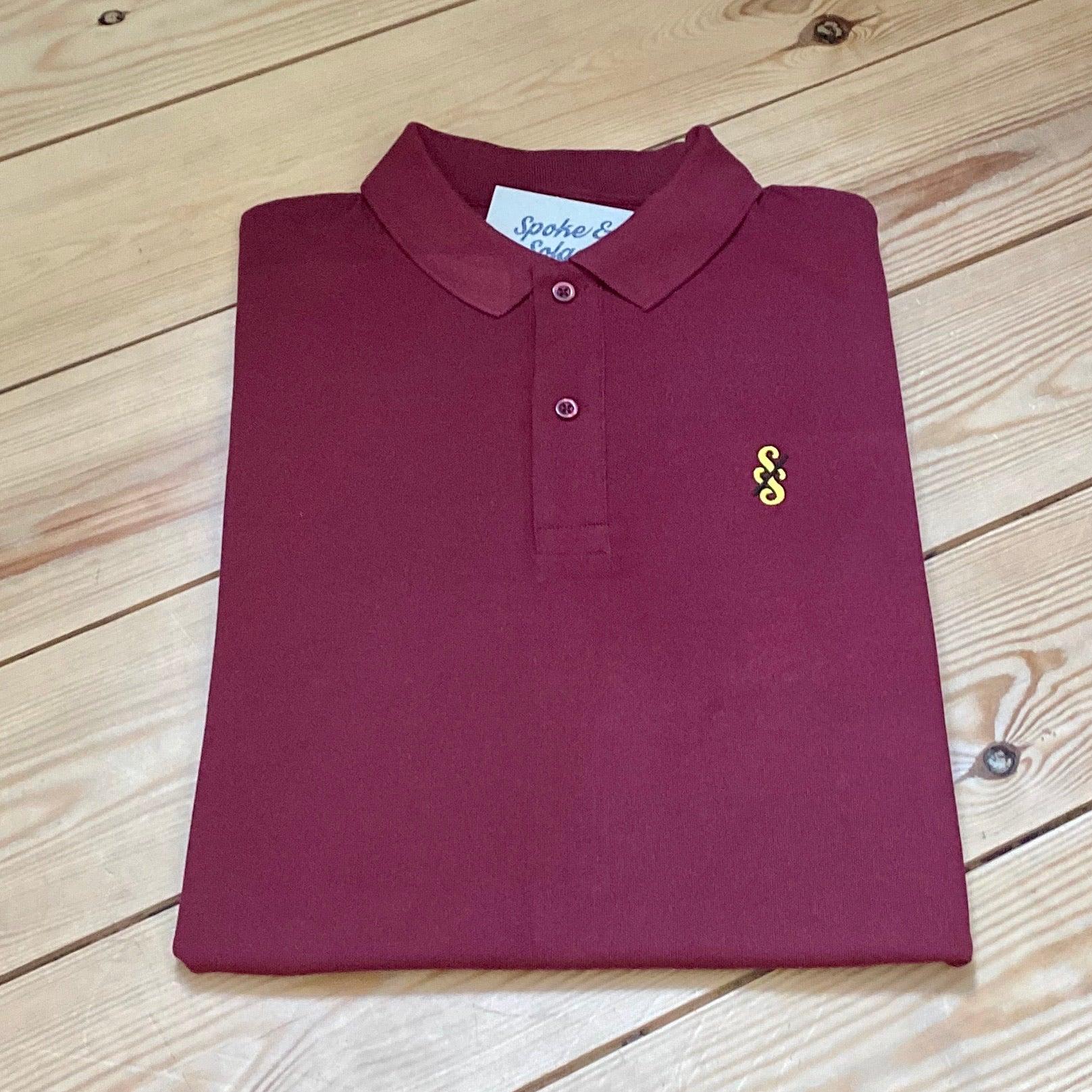 Spoke & Solace SS Embroidered Jaune Polo Shirt - Spoke & Solace