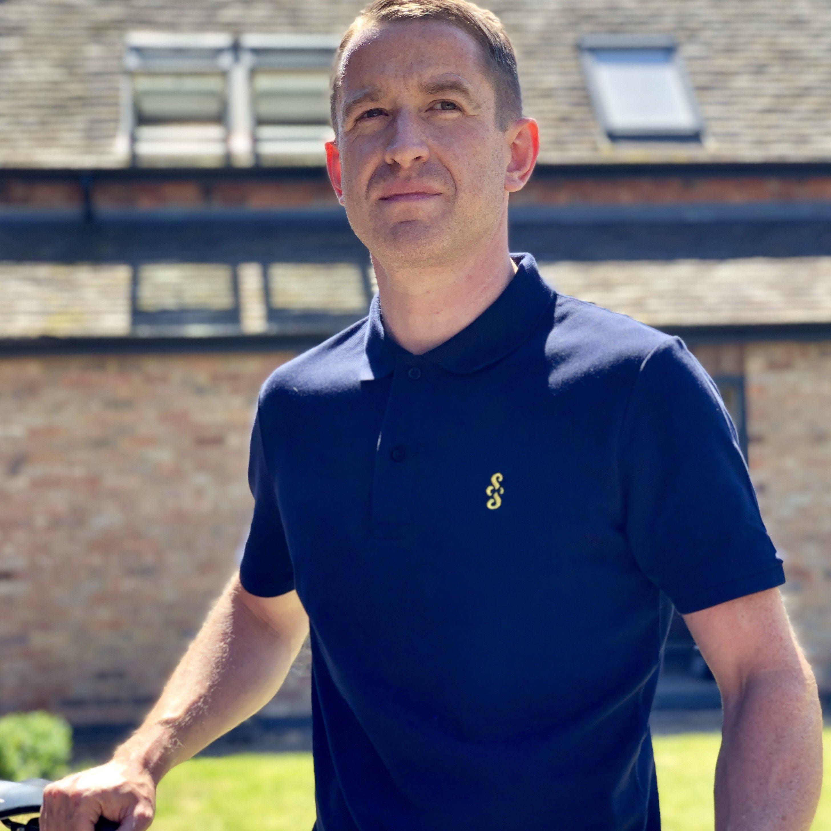 Spoke & Solace SS Embroidered Jaune Polo Shirt - Spoke & Solace