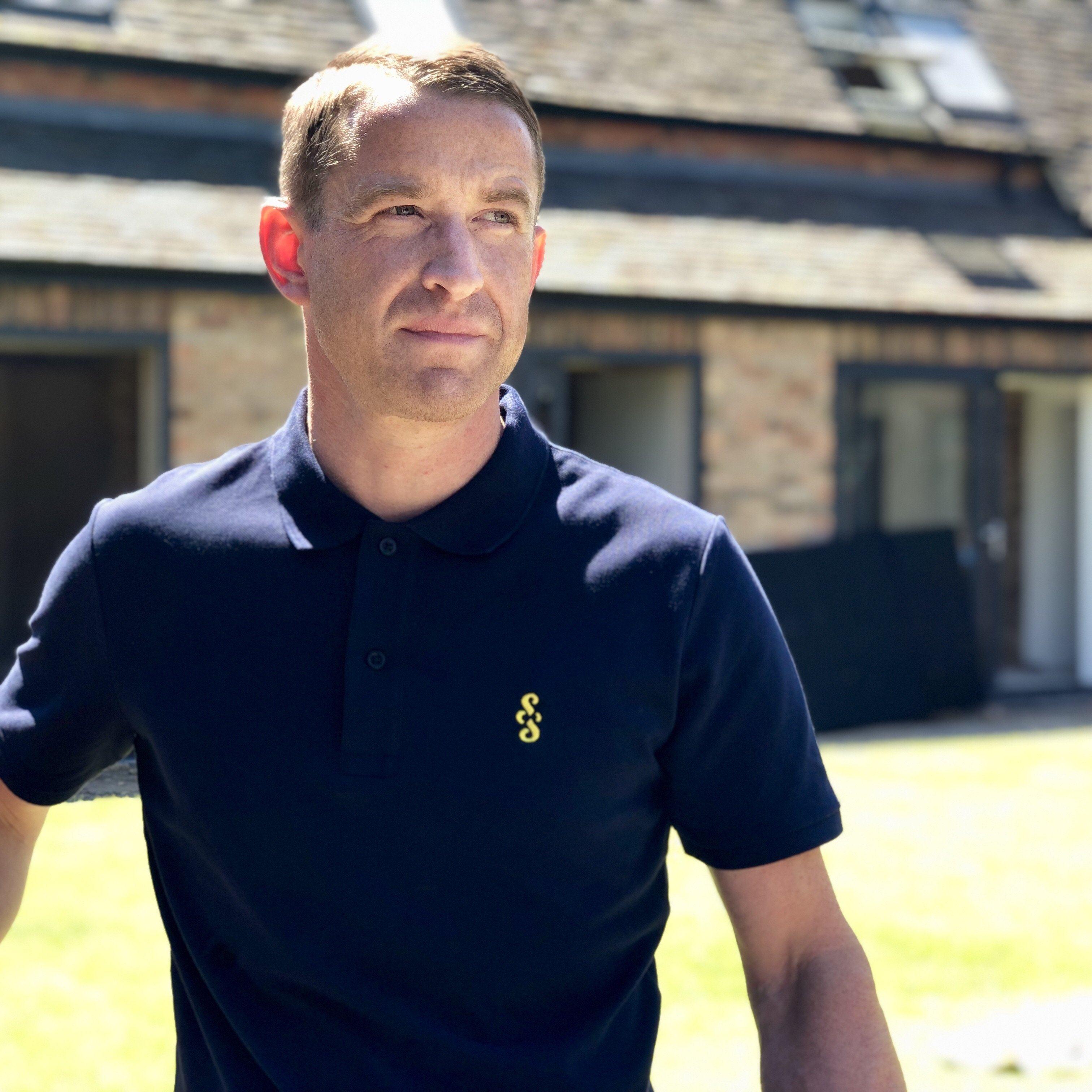 Spoke & Solace SS Embroidered Jaune Polo Shirt - Spoke & Solace
