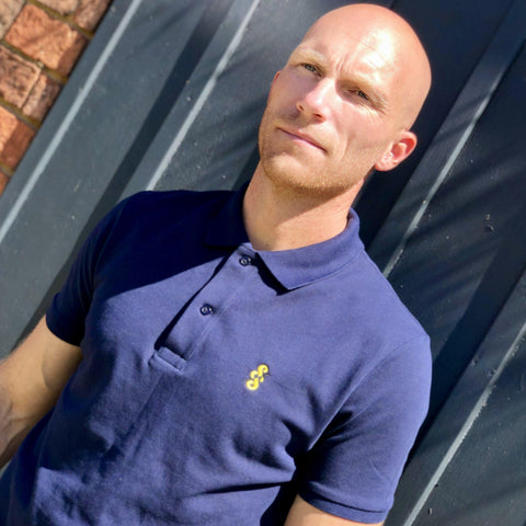 Spoke & Solace SS Embroidered Jaune Polo Shirt - Spoke & Solace
